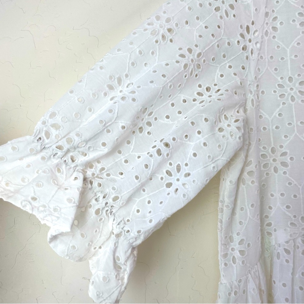 Sundance White Eyelet High-Low Dress - Picture 8 of 16